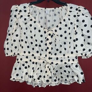 Polka Dot Blouse
